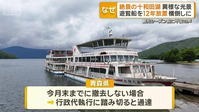 撤去しない場合は行政代執行に踏み切ると通達