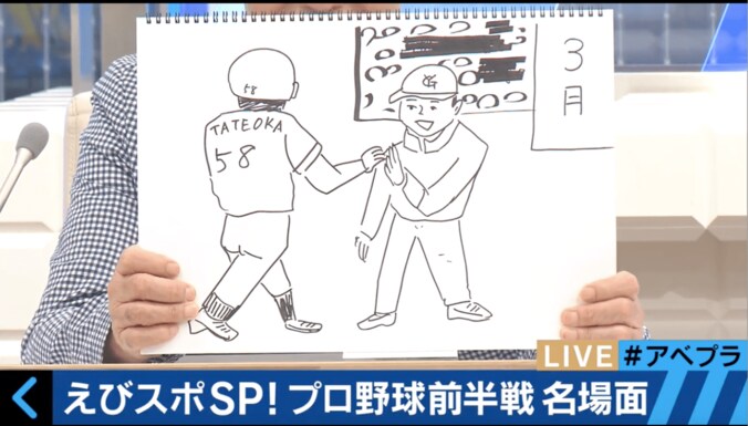 蛭子能収が漫画で振り返る、プロ野球前半戦のハイライト 2枚目