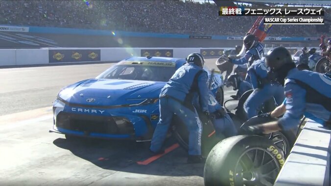 何が起こった？ 替わりのジャッキで作業するまさかの事態「ミスあった割には早かった」 “無冠の帝王”をチャンプに…クルーが機転 3枚目