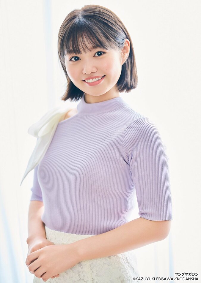 “可愛い”と話題の森本深月アナウンサー 『ヤンマガ』グラビアに初登場 2枚目