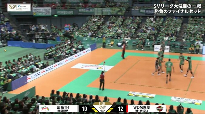 男子バレー、サーブ