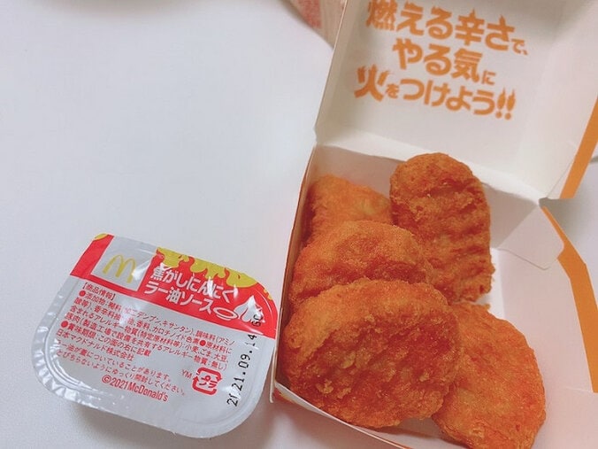 ギャルママ・日菜あこ、マックの復活商品をGETし歓喜「にんにくも効いてて元気出る」 1枚目