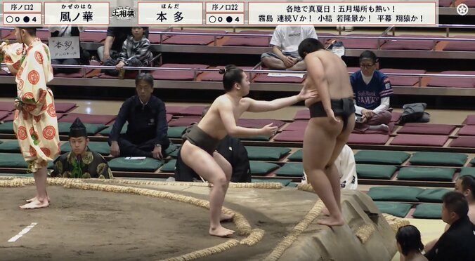 負けた力士へ…押し出した直後の光景に「えらい」「やさしみ」 勝った力士の“行動”が反響呼ぶ 2枚目