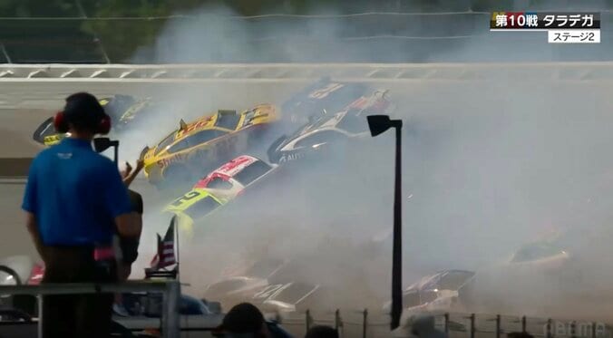 【写真・画像】「なんか飛んでるけど」40歳元王者を襲ったまさかのトラブル ファン騒然も「最近話題なんですよ」解説者は“偶然じゃない訳”を指摘　1枚目