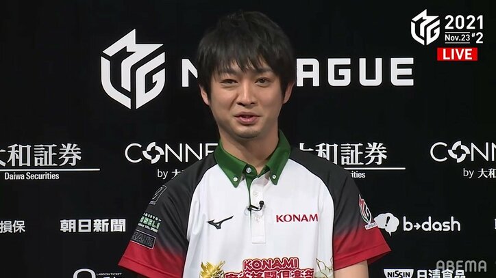 アガリの連続、滝が如し 滝沢和典が怒涛の速攻で4勝目 解説者も「イケメンが鬼に見える」／麻雀・Mリーグ