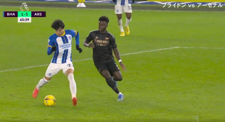 【23/1/1】 第18節 ブライトン2-4アーセナル（65分、0-3→1-3）
