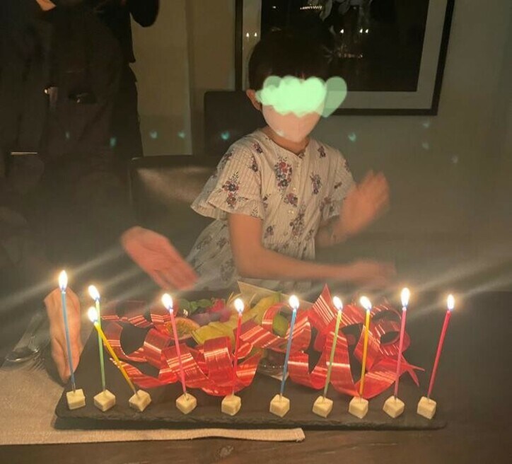  市川海老蔵、娘・麗禾ちゃんの少し早めの誕生日会を開催「豪華」「幸せいっぱい」の声 