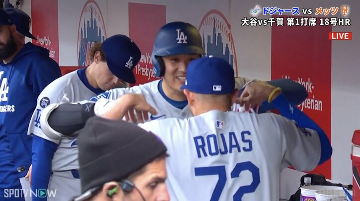 【映像】大谷の衝撃ホームランで“ひっそりと笑う”意外な男