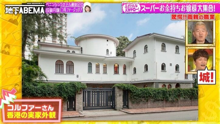 【写真・画像】超お嬢様タレント、5LLLLDKKBBの実家を公開「BはBar。ママのシャンパンバーとパパのシガーバー」 2枚目