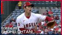 【映像】大谷 投球練習中アクシデントでビックリな表情