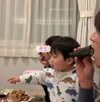 杉浦太陽『恵方巻きで無言な時間w』