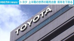 トヨタ 上半期の世界の販売台数 前年を下回る