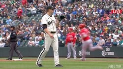 トラウトの打球なら勘違いしちゃう？ ボールの行方を追うことを諦めた相手投手「あれ、ホームランじゃなかった？」