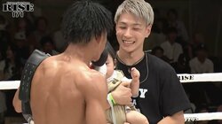 2連続ダウンで豪快KO！ 「世界一になる」我が子に宣言も“ポカーン”に会場ほっこり