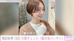 相武紗季、ロングからバッサリ！大胆イメチェンに反響「ショートの可愛さの破壊力」