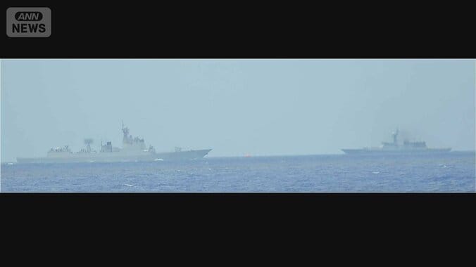 「沖ノ鳥島は岩」と正当化…中国が日本EEZ内で射撃訓練　防衛省が初めて公表 1枚目