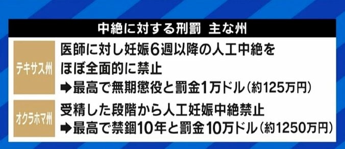 “産み育てるべきだ”を他人に強制できるのか…最高裁判事も分極化?人工妊娠中絶の是非をめぐって深まるアメリカの対立 2枚目