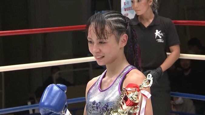 「10代でベルトを」女子高校生ファイター・松谷綺、ポテンシャル全開のKrushデビュー 2枚目