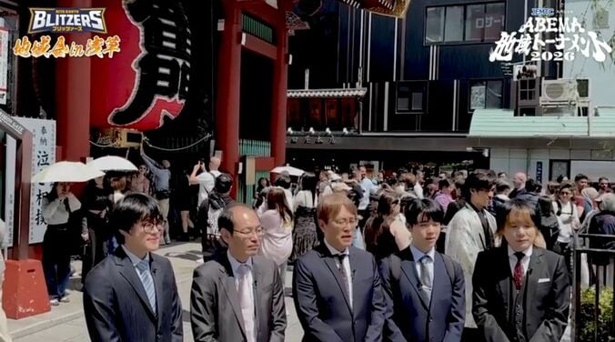 大混雑！浅草・雷門前に集結した北関東ブリッツァーズ