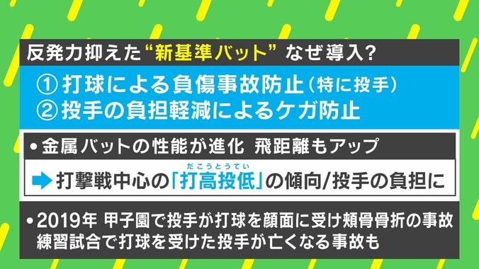 【写真・画像】二部制、低反発バット…「夏の甲子園改革」の効果は？ 石戸諭氏「ヒットの価値上がった」VS キャスター「ホームラン打つ楽しさ減った。超名門校を基準にすべきか」　4枚目