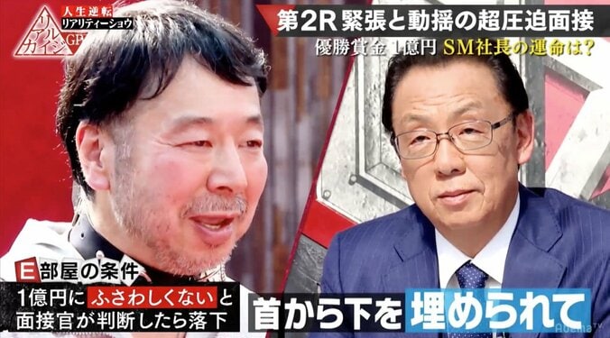 AV男優兼任ドM社長、長年の夢を熱弁して合格／リアルカイジGP 1枚目