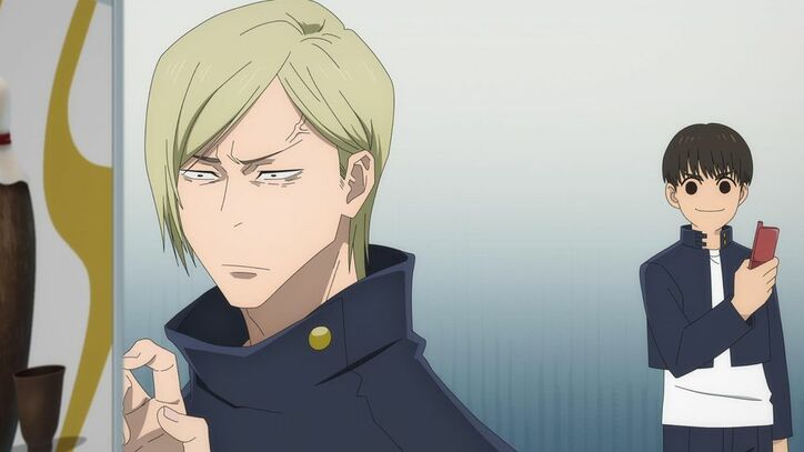 アニメ「呪術廻戦」27話場面カット 七海建人、灰原雄