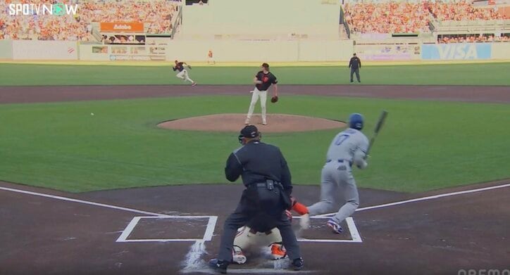 【写真・画像】何が起きた？ 大谷翔平、珍しく感情あらわに「よっぽどだな」ストライク判定で見せたリアクションが話題に　1枚目
