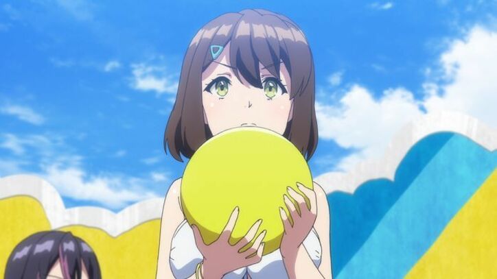 アニメ「神田川JET GIRLS」第6話先行カット&あらすじ解禁 ギャルコンビと水着で卓球対戦する凛とミサ