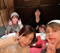 川後陽菜、“スイカ”メンバーでの新年会を報告 「最高メンツ」「可愛すぎだろ」の声