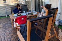 つちやかおり『親娘テラスランチ✨』