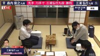 王位戦 予選 森内俊之九段 対 三浦弘行九段
