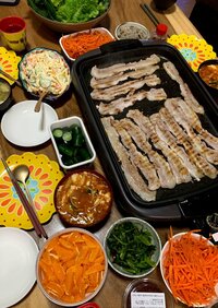 北斗晶『バレンタインはサムギョプサル』