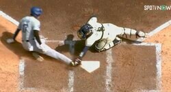 一体、何が起きた…？ 大谷翔平のプレーが物議を醸す　セーフ判定が一転アウト… “神スライディング”がミットを蹴っていた瞬間　衝撃の“本塁突入憤死”に球場騒然