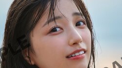 乃木坂46五百城茉央、濡れ髪にしっとりとした表情 1st写真集から封入特典ポストカード絵柄第4弾