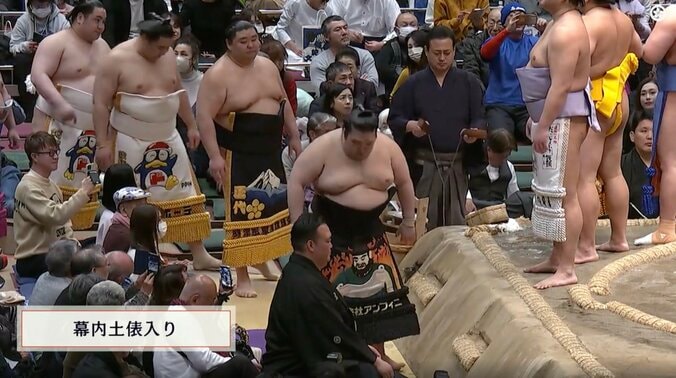 化粧まわしが“キャラ被り” 幕内土俵入りの思わぬ光景に「ペンギンの行進」「2連」反響相次ぐ 2枚目