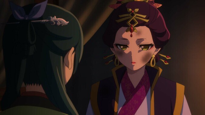 アニメ「薬屋のひとりごと」46話場面カット 楼蘭、猫猫