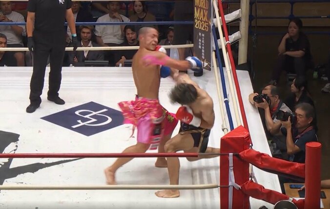 芸術的なカウンター失神KO