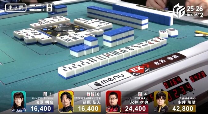 東3局から始まった永井劇場