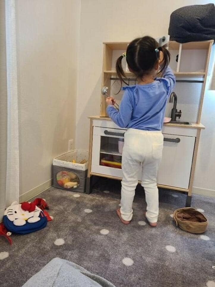  小原正子、3歳の娘の身長や体重を明かし「ほんとに大きくなったな」 