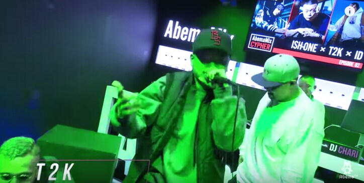 【シーンを牽引するMCが集結！】ISH-ONE × T2K × ID『AbemaMix Cypher』でフリースタイルをスピット！