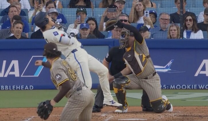 【写真・画像】ウソでしょ？ 大谷翔平の“足”に強肩野手もイライラ「速すぎw」とんでもないスピードで“爆速生還”「加速エグい」　1枚目