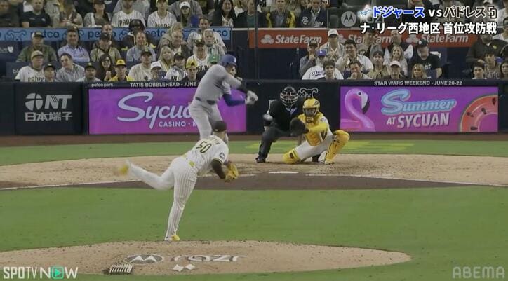 【写真・画像】大谷翔平、ピッチャーゴロで“まさかの展開”「ウソだろ」「笑うしかない」相手投手が痛恨ミス→一塁蹴って超加速　1枚目