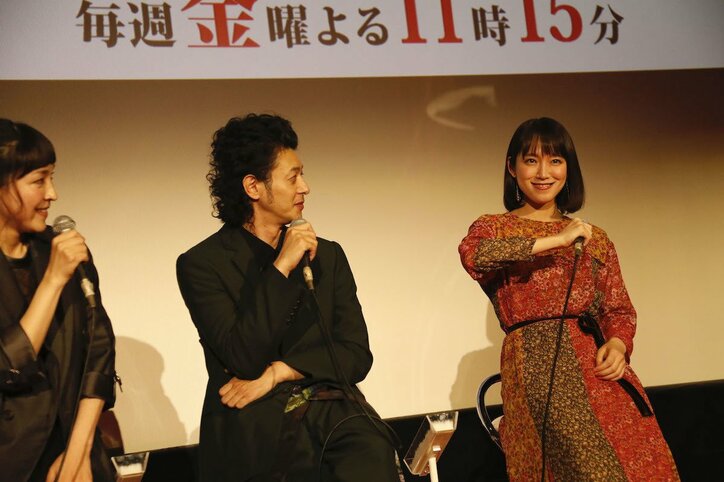 吉岡里帆の溢れ出る後輩力　オダギリジョーのために変顔披露し「渾身のアントニオ猪木です」