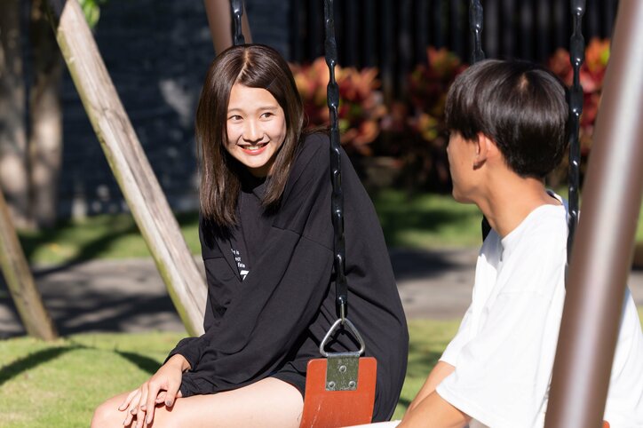 美脚が光る高3モテ女子の朝デートファッションに「スタイル良い!」「モデルさんみたい」男子も絶賛『今日好き』台北編第3話