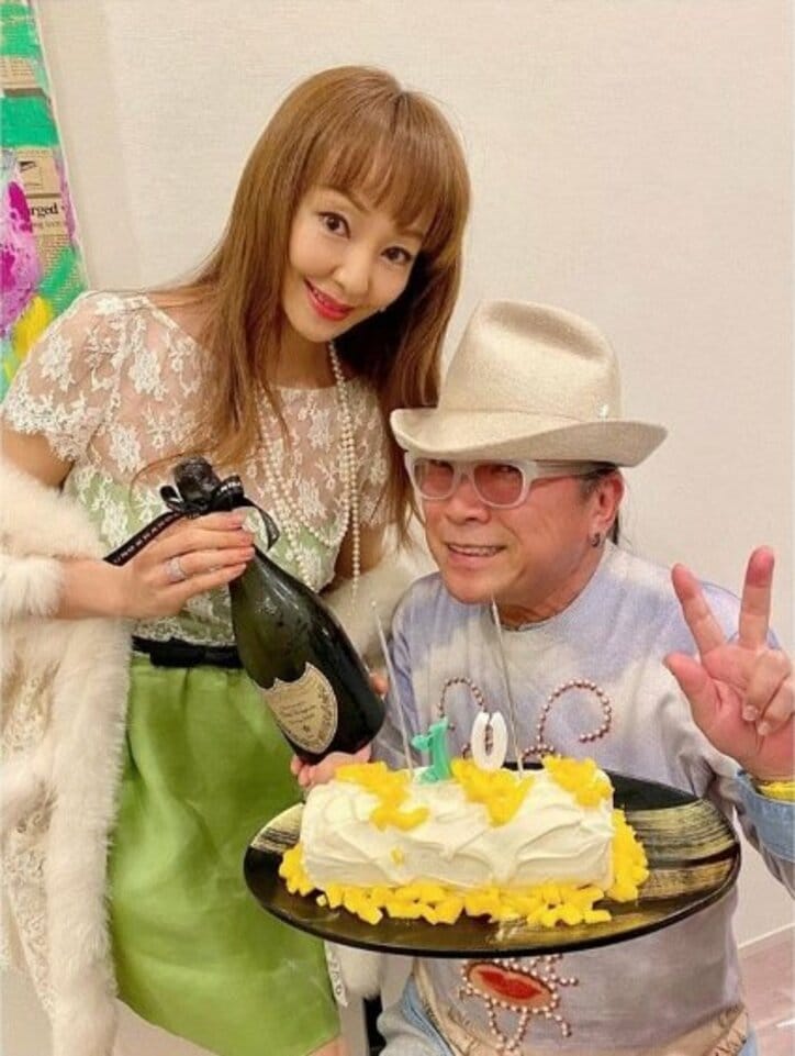 神田うの、ドン小西の“70歳”の誕生日祝い「もちろんサプライズは大成功」 1枚目