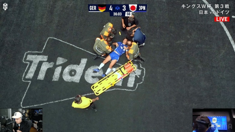 「頭にヘッドバッドすな！」日本代表MFに出血アクシデント…「めちゃくちゃ痛そう」「大丈夫か？」ファンが怒り＆心配【キングスW杯】