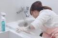 渡辺美奈代、普段行っている風呂掃除の様子を公開「蛇口もピカピカに」
