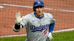 大谷翔平、2試合連発の"絶叫"先頭打者弾含む3四球4得点で貢献！ ドジャース連勝でワールドシリーズ出場に王手