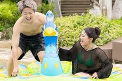 那須川天心の弟に片思いの黒髪JKギャル、透けトップスから大人っぽいビキニがチラリ！プールデートで急接近『今日好き』卒業編2024inセブ島第5話