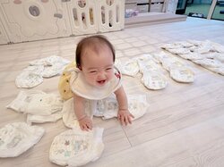 辻希美、次女・夢空ちゃんの生後9カ月を“オムツアート”でお祝い「ハイハイも爆速になってきたり」